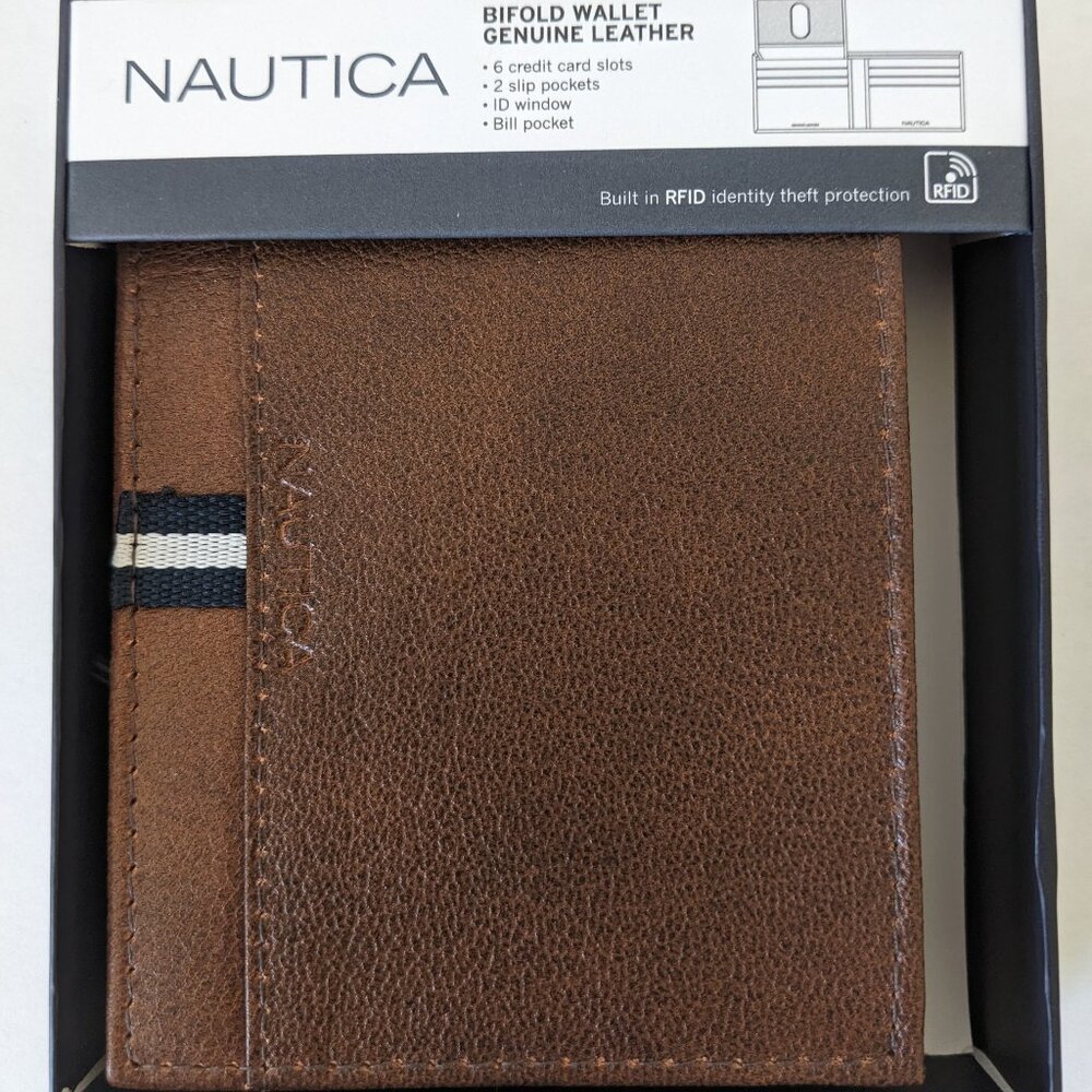 Nautica Bifold men leather wallet